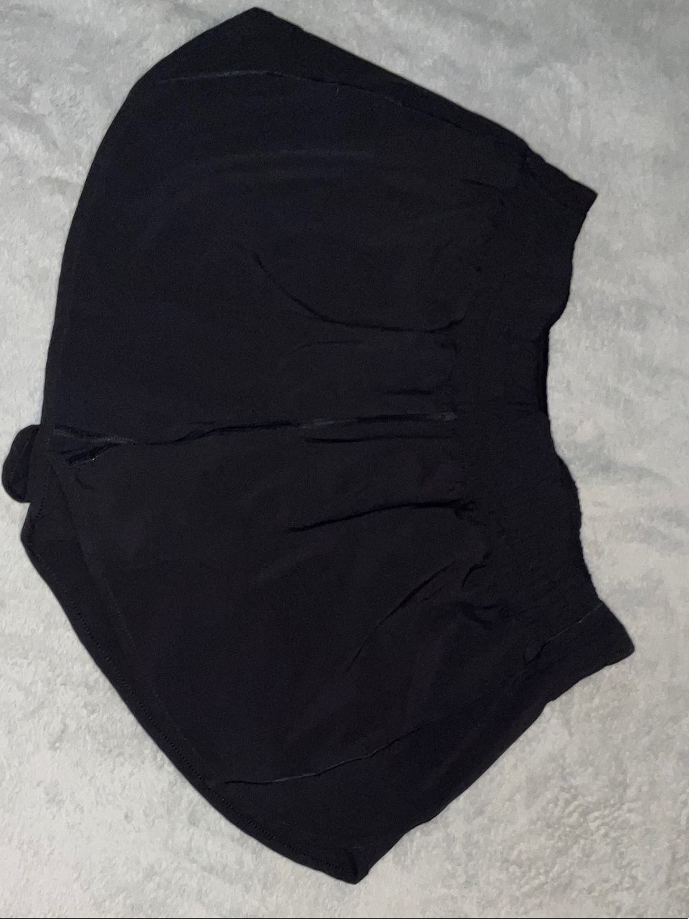 Black Athletic Lounge Shorts